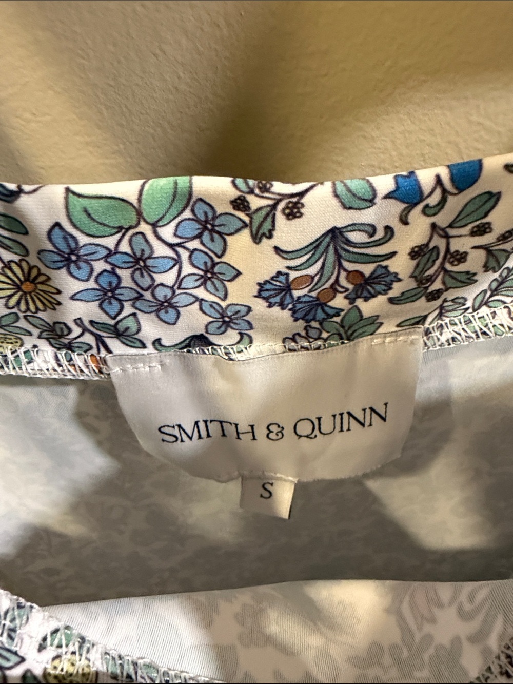 Smith & Quinn Floral Dress with Blue and Green Print - Picture 2 of 6